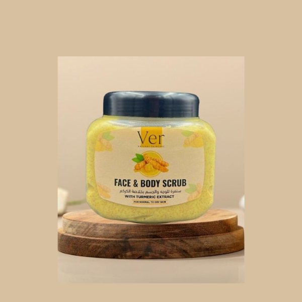 Ver Face&Body Scrub With Turmeric Extract 500gr 4$
